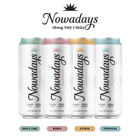 Buy Nowadays 10 mg THC Drink | 16 oz Canned Cocktail | Hemp Hop