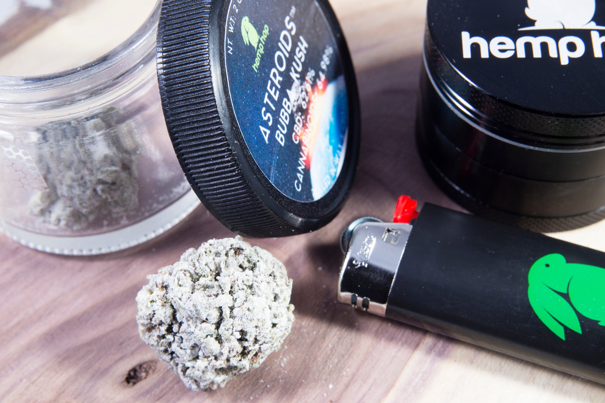 Asteroids - CBD hemp flower rolled in distillate and isolate