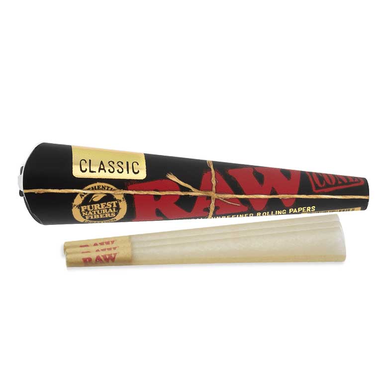 Classic King Size RAW Black Cones