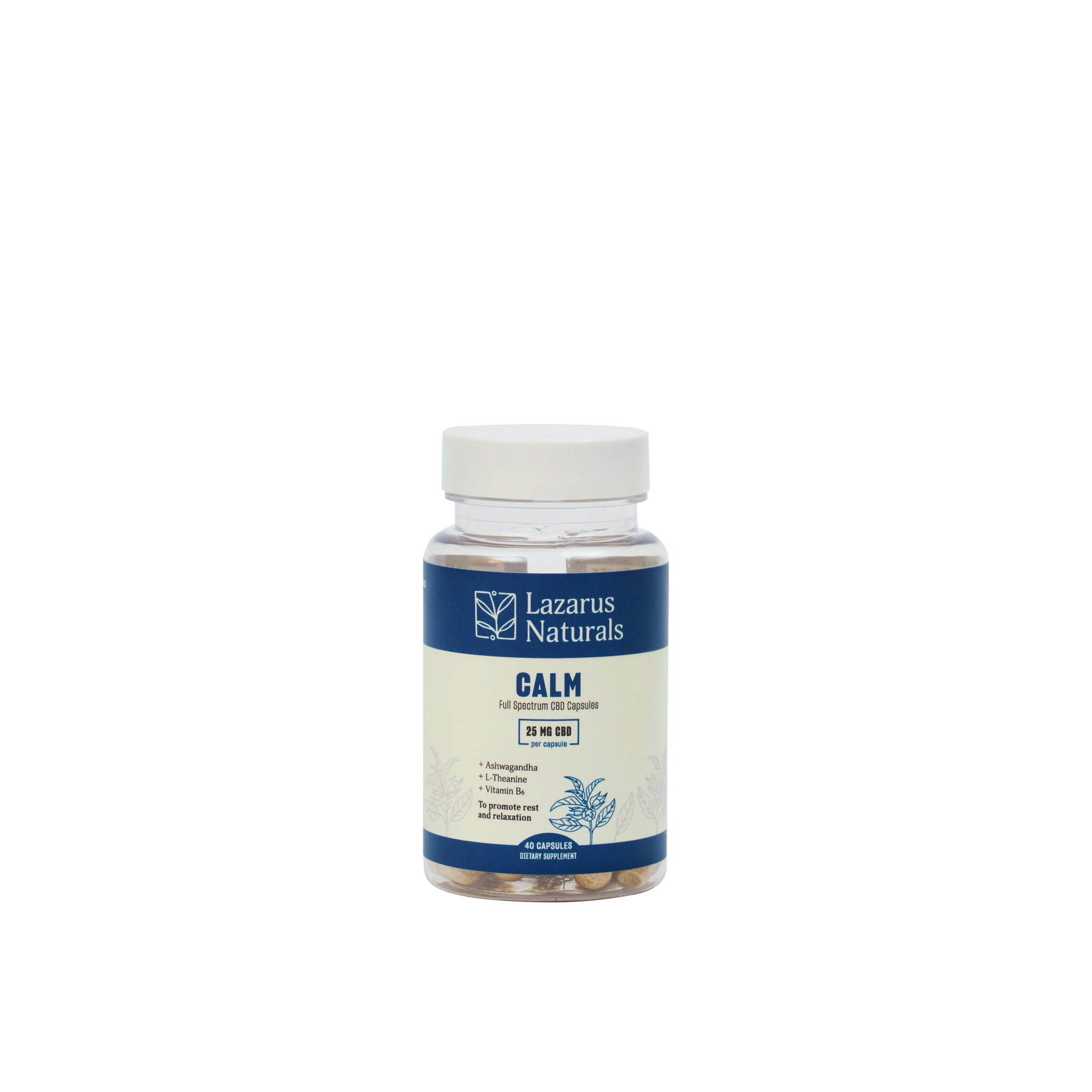 25mg CBD Full Spectrum Calming Hemp Capsules