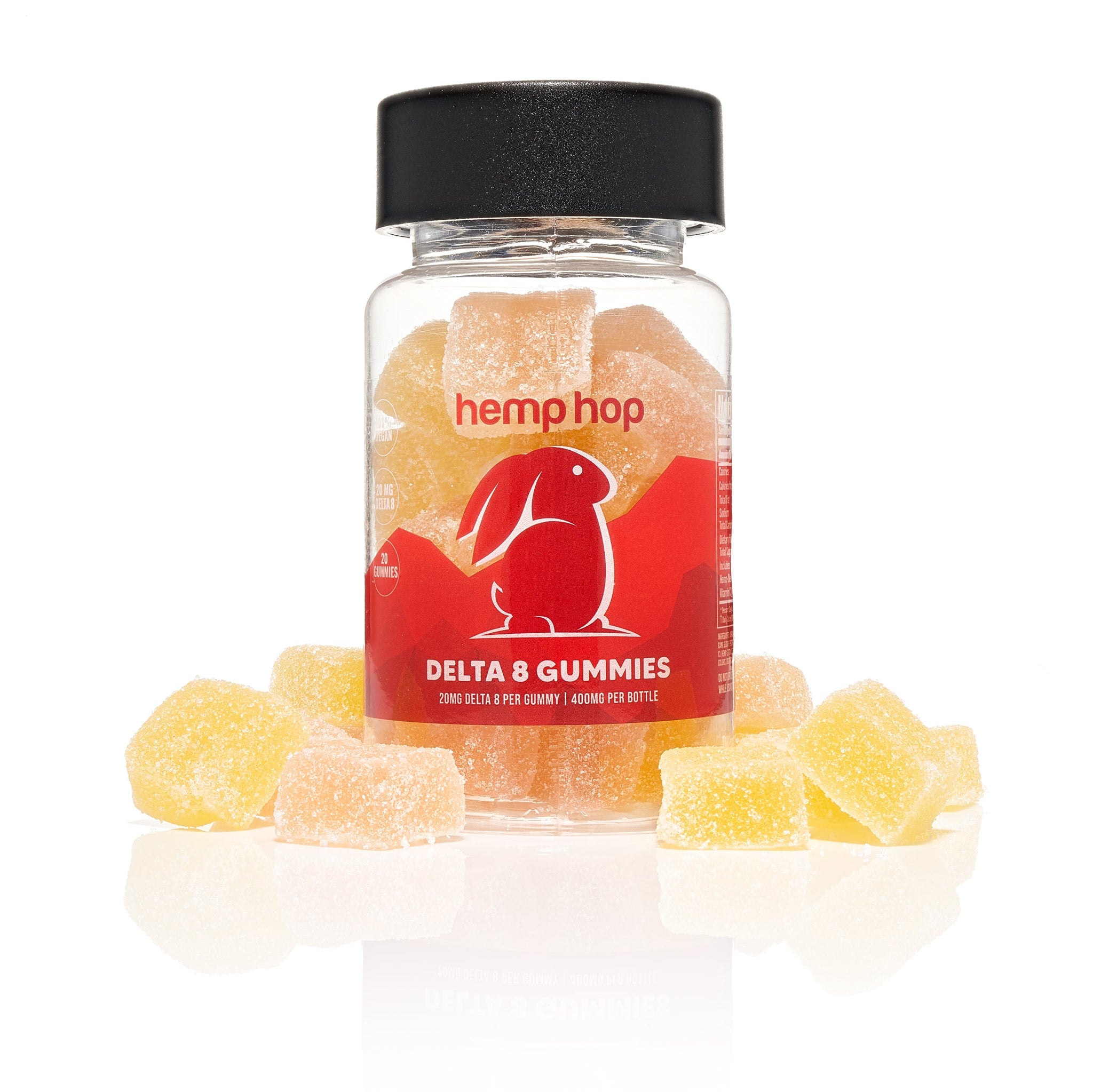 Bottle of Delta-8 THC Gummies 20ct