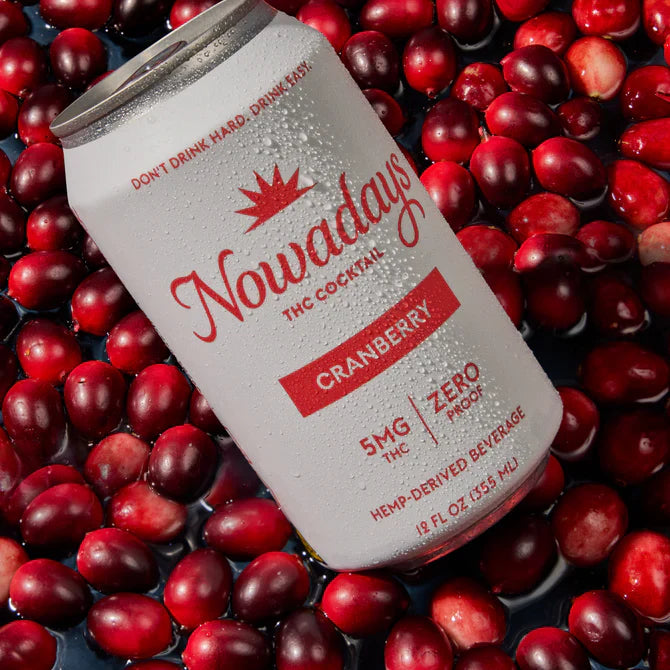 Nowadays Cranberry Canned Cocktail 5mg THC (Limited Edition)