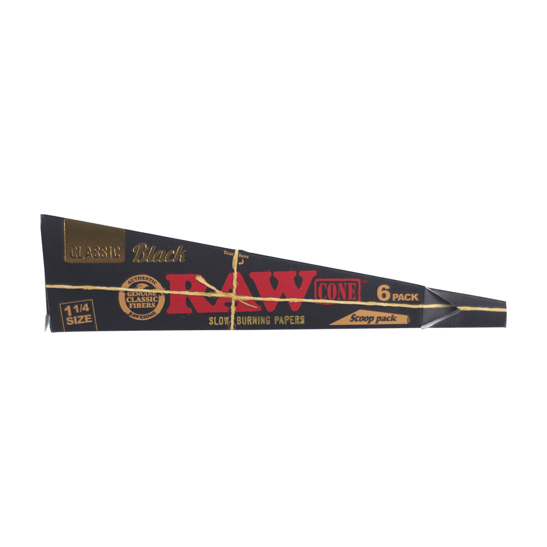 Classic (1 1/4) RAW Black Cones