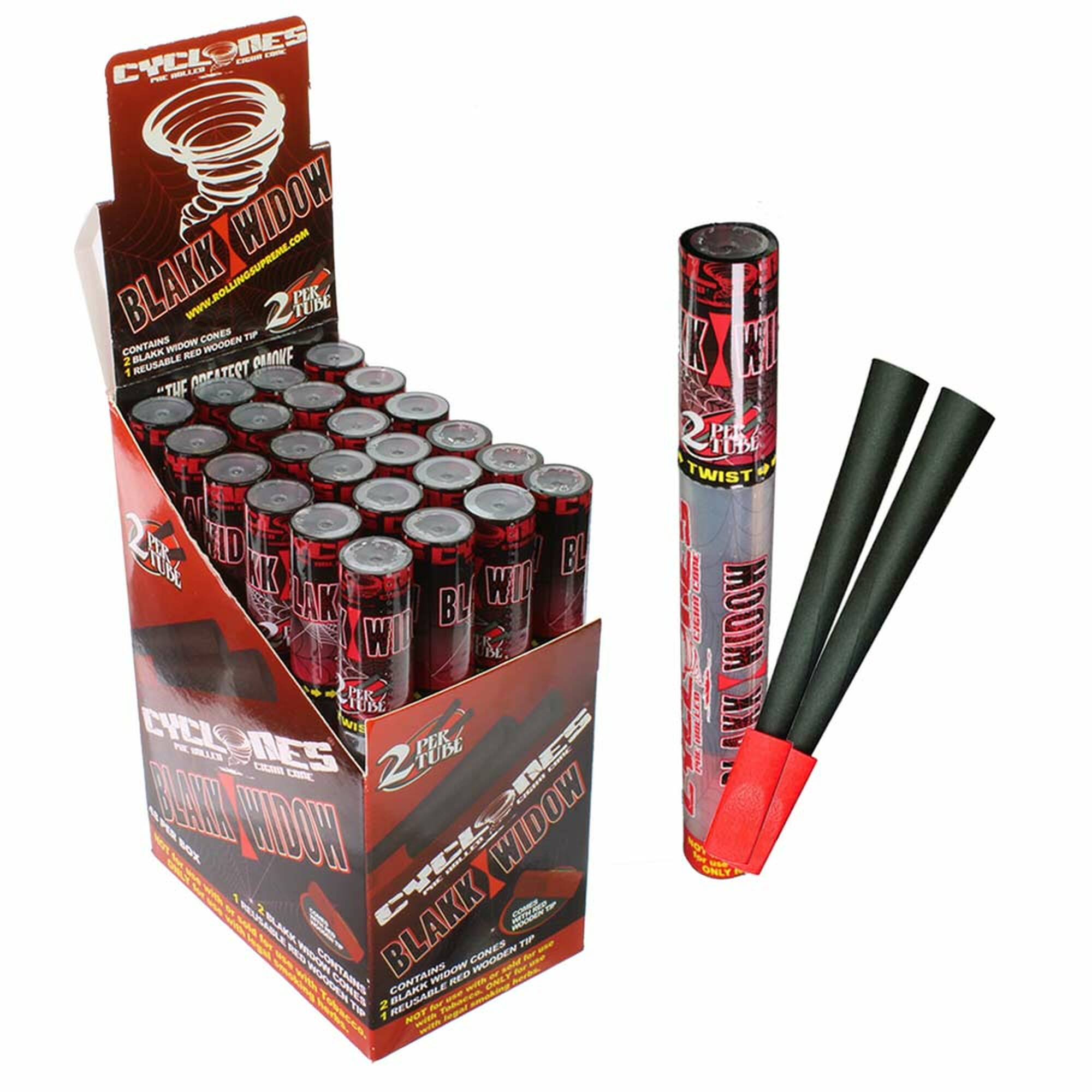 blakk widow cyclones prerolled cone