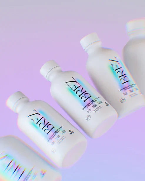 BREZ Shots Cannabis & Mushroom Infused - 5mg THC 10mg CBD & 2200mg Lion's Mane