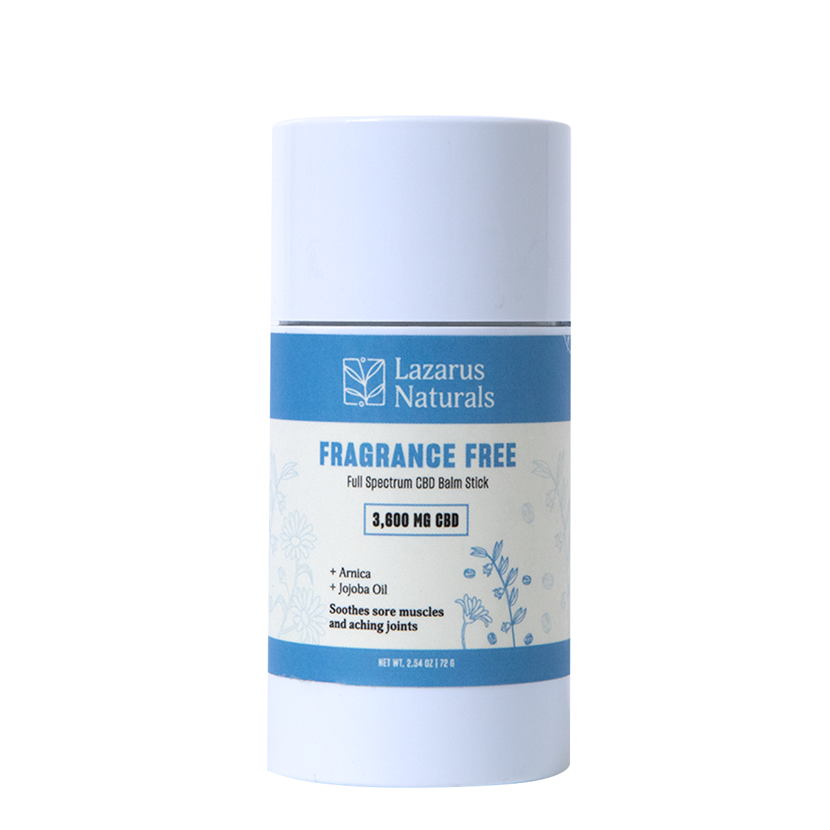 CBD Balm Stick, Fragrance Free