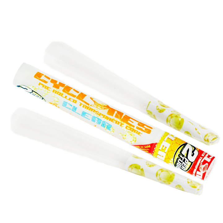 Pimperschnaps cyclones prerolled cone clear