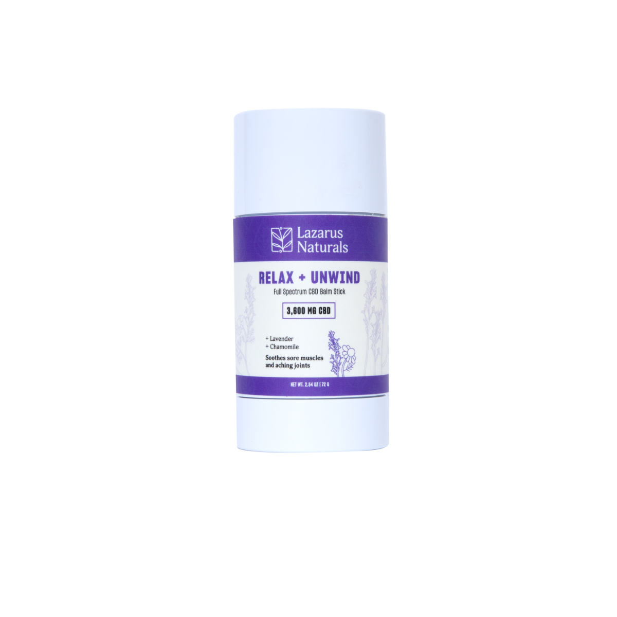 CBD Balm Stick, Relax + Unwind