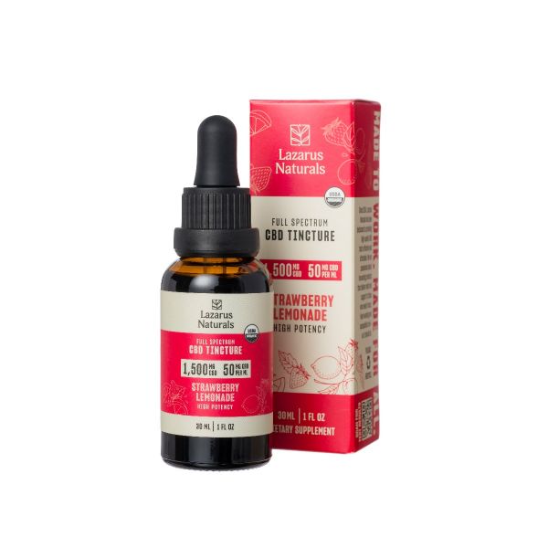 Strawberry Lemonade High Potency CBD Oil Tincture