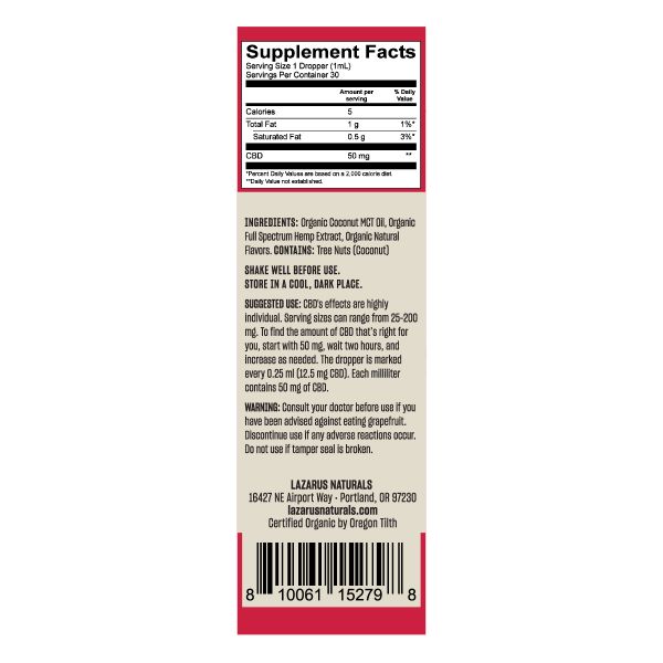 Strawberry Lemonade High Potency CBD Oil Tincture